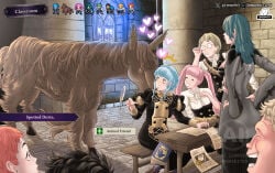 byleth_(fire_emblem)_(female) fire_emblem:_three_houses hilda_valentine_goneril ignatz_victor lemonfiti leonie_pinelli marianne_von_edmund raphael_kirsten