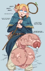 1futa balls balls_bigger_than_head balls_clench balls_expansion balls_growth balls_growth_(enlargement) balls_sound_effects big_balls big_penis bottomless breadcatta churn churning churning_balls clothed clothing color color_edit colored dialogue dungeon_meshi edit elf_ears elf_futa english_text erection fat_cock futa_only futanari genital_expansion genital_growth genital_growth_(enlargement) giant_futa gigantic_balls gigantic_penis huge_balls huge_cock huge_penis humanoid humanoid_penis hyper hyper_balls hyper_penis implied_transformation intersex large_penis light-skinned_futa light_skin looking_away marcille_donato mostly_clothed musk_clouds penis penis_expansion penis_growth penis_growth_(enlargement) precum precum_drip ripped_pants smelly_cock solo solo_futa standing sweat sweating testicles testicles_clench text thick_penis third-party_edit throbbing_balls throbbing_penis transformation uncensored unwanted_erection veiny_balls veiny_penis veiny_testicles wardrobe_malfunction