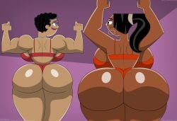 2girls ass ass_bigger_than_head big_ass big_breasts breasts breasts_bigger_than_head brown-skinned_female brown_body brown_skin bust busty cartoon_network chest crossover curvaceous curvy curvy_figure danny_phantom dark-skinned_female dark_skin digital_media dumptruck_ass dumptruck_butt enormous_ass enormous_breasts enormous_thighs fat_ass female gigantic_ass gigantic_breasts gigantic_thighs hips hourglass_figure huge_ass huge_breasts hyper_ass hyper_breasts hyper_thighs large_ass large_breasts leshawna_(tdi) massive_ass massive_breasts massive_thighs multiple_girls nickelodeon round_ass slim_waist thick_hips thick_legs thick_thighs thighs thighs_bigger_than_head total_drama_island trulyphantom valerie_gray voluptuous waist wide_hips