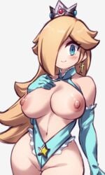 2026 blonde_female blonde_hair blue_eyes blushing breasts breasts_out crown cute doodle earrings hair_over_one_eye lingerie long_gloves long_hair mario_(series) nintendo nsfwbibicici42 princess_rosalina somesome super_mario_galaxy tagme