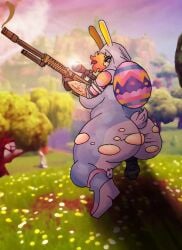 animal_ear_hairband animal_ears ass_bigger_than_head ass_bigger_than_torso ass_shake big_ass big_breasts bubble_butt curvy curvy_figure epic_games fortnite fortnite:_battle_royale fortnite:_save_the_world hairclip milf miss_bunny_penny_(fortnite) mommy penny_(fortnite) round_ass school_swimsuit spindastruck