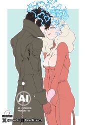 amamiya_ren ann_takamaki handholding joker_(persona) lemonfiti persona_5 sega takamaki_anne wholesome