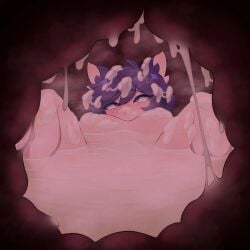 cock_vore covered_in_cum cum cum_digestion cum_everywhere cum_on_body cum_on_breasts cum_on_face cumgestion digestion huge_breasts internal naked naked_female original original_character soft_vore spread_legs unwilling unwilling_prey unwilling_vore vore