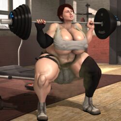 1futa 3d abs absurdres breasts erect_nipples fat fat_ass futa_only futanari highres hrfidy huge_breasts large_ass large_breasts large_penis massive_breasts muscles muscular muscular_futanari musk nipples pubic_hair smell solo source_filmmaker thick_ass thick_thighs volkor weightlifting weights wide_hips zeena_(hrfidy)