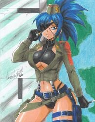 leona heidern from king of fighters by ravern clouk