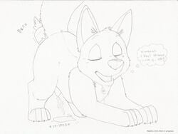 1boy bolt_(character) bolt_(film) canine cum cumshot disney dog feral male male_only mammal metalfox monochrome penis sketch solo tagme