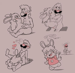 anthro blowjob color fellatio female interspecies intimate luigi male mario_(series) mario_+_rabbids mario_+_rabbids:_kingdom_battle multiple_images nude penis rabbid rabbid_peach raving_rabbids sex translated verquilion