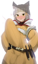 1futa animal_ears ball_bulge balls balls_under_clothes bulge cameltail clothed clothed_futanari clothing erect_penis erection erection_under_clothes flat_chest ftnranat fully_clothed futa_only futanari grey_hair huge_cock humanoid hyper hyper_balls hyper_penis intersex kemonomimi light-skinned_futanari light_skin long_penis nia nia_(xenoblade) nintendo pale_skin penis penis_bulge penis_under_clothes sequence solo solo_futa standing tenting testicles uncensored white_background xenoblade_(series) xenoblade_chronicles_2