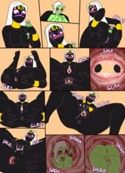 2girls ahe_gao anal anal_insertion anal_vore anus black_skin breasts clothing comic crossover cum cumming dark_skin disney duck_dodgers female female_only gaping gaping_anus giantess green_skin livinlovindude lord_dominator macro_female masturbation micro_female micro_in_ass micro_insertion micro_on_macro multiple_girls pussy queen_tyr'ahnee spread_anus spreading vagina vore wander_over_yonder white_hair x-ray yuri