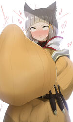 1futa animal_ears balls bulge clothed clothed_futanari clothing condom_filling condom_suit cum cum_balloon cum_explosion cum_in_clothes ejaculation erect_penis erection erection_under_clothes excessive_cum ftnranat fully_clothed futa_only futanari grey_hair hands-free handsfree_ejaculation huge_balls huge_cock humanoid hyper hyper_balls hyper_penis kemonomimi light-skinned_futanari light_skin nia nia_(xenoblade) orgasm pale_skin penis penis_under_clothes rolling_eyes sequence solo solo_futa standing testicles uncensored white_background xenoblade_(series) xenoblade_chronicles_2