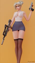 mercy from overwatch by nexoh3d