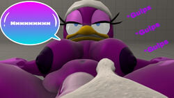 1futa 3d areolae artist_request big_breasts big_penis breasts cum cum_in_mouth dialogue ejaculation futa_only futanari intersex looking_back looking_pleasured low-angle_view nipples orgasm penis rolling_eyes solo sonic_(series) source_request standing swallowing swallowing_cum taker_pov text wave_the_swallow