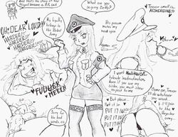 1boy 1girls 2021 abigail_(metal_slug) anal anal_sex aqua_eyes ass_on_face big_ass big_breasts big_penis black_and_white black_panties black_skirt black_thighhighs blowjob boyfriend-girlfriend clenched_teeth comic comic_page couple cum cum_in_pussy cum_inside english_text excited face_in_ass faceless_male happy happy_sex invisible_man kissing_penis long_hair metal_slug metal_slug_attack military military_hat military_uniform nude nude_female nude_male open_mouth penetration penis_vein pink_hair rebel_army request seductive seres_hagane short_hair short_skirt sketch skirt snk text thighhighs trevor_spacey veiny_penis video_games white_jacket