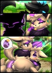 2boys anus ass balls chip_(lightsoul) comic duo duo_focus feral furry male male_focus male_only nintendo nude penis pokémon_(species) pokemon pokemon_(species) purple_anus revous sex video_games zorua