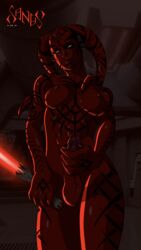 1futa alien alien_futanari ayalet_nihazi darth_talon futa_only futa_sans_pussy futanari humanoid lightsaber red-skinned_futanari red_lightsaber red_skin sith star_wars star_wars:_legacy tagme twi'lek