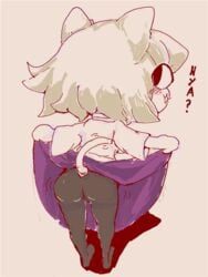 1girls 2018 2d :3 animal_ears ass ass_focus back_view bbl big_ass big_butt black_eyes black_legwear blonde_hair blush cat_ears cat_tail catgirl elid felid felid_humanoid feline female female_only huge_ass humanoid karasu_(pixiv) leggings lifted_skirt looking_at_viewer looking_back melty_blood mob_face monster_girl neco-arc red_eyes shirt short_hair shortstack simple_background skirt skirt_lift skirt_up smile solo solo_female solo_focus standing sweater tail thick_thighs thighs tsukihime type-moon white_shirt