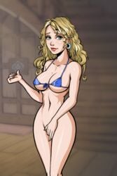 1girls 2d bikini_top breasts female female_only harry_potter hogwarts hogwarts_student human innocent_witches luna_lovegood magic nipples nude nude_female partially_clothed pussy ravenclaw sad_crab scerg schoolgirl shiny_skin siserg solo solo_female standing witch