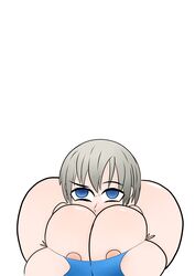 ahegao angry_face big_ass big_breasts bikini bikini_top fat_ass huge_ass huge_breasts huge_nipples jun- massive_breasts nipple_bulge nipples uzaki-chan_wa_asobitai! uzaki_hana