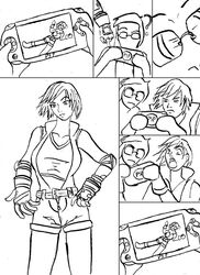 female kazama_asuka psp tagme tekken
