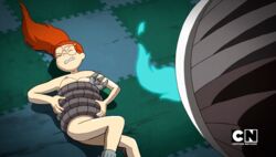 1girls cartoon_network edit edited_screencap glasses hbo_max human infinity_train naked nude nude_edit steward_(infinity_train) tentacle_bondage tulip_olsen