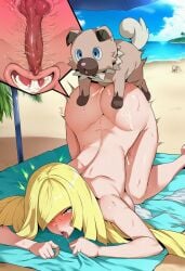 ai_art ai_assisted ai_generated arched_back ass ass_up beach beach_towel beach_umbrella big_ass big_breasts big_butt big_penis big_sub big_sub_small_dom big_sub_small_top big_thighs bikini bikini_aside bikini_bottom bikini_top blush bubble_ass bubble_butt canine canine_genitalia canine_penis curvaceous curvaceous_female curvaceous_figure curves curvy curvy_body curvy_female curvy_figure curvy_hips dog_cock dog_collar dog_penis doggy doggy_style doggy_style_position doggy_style_sex doggystyle_position domestic_dog  female_on_feral feral_on_female fes3 fese knotted_penis large_ass large_breasts large_penis larger_female lusamine_(pokemon) pokemon pokemon_(species) pokemon_sm pokephilia puppy rockruff sex shiny_hair shiny_skin small_but_hung small_dom small_dom_big_sub smaller_male submissive_female thick_ass thick_thighs thighs uncensored vagina vaginal_insertion vaginal_penetration vaginal_sex white_bikini white_bikini_bottom white_bikini_only white_bikini_top zoophilia