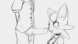 1boy 1girls 2d animated anthro anthro_on_anthro anthro_penetrated anthro_penetrating anthro_penetrating_anthro bikini black_and_white blowjob bra cum cum_in_mouth cum_in_stomach cum_in_throat cum_inflated_belly cum_inside cumflated_belly cumflation deepthroat face_fucking fellatio female female_penetrated fur furry furry_female furry_only heart-shaped_pupils inflation irrumatio looking_at_viewer male male/female male_penetrating male_penetrating_female no_sound oral oral_penetration oral_sex pekkomi pulsating_cumshot pumping_cum sex swallowing swallowing_cum tagme video