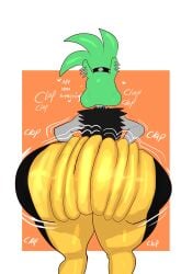 1girls afrosoricid anthro ass ass_bigger_than_head ass_bigger_than_torso ass_clapping ass_focus big_ass bottom_heavy bubble_butt clapping_cheeks clothing dialogue fat_ass female female_only furry furry_only gluteal_fold huge_ass hyper hyper_ass idw_publishing large_ass massive_ass pants rear_view rippling_ass sega solo sonic_(series) sonic_the_hedgehog_(comics) sonic_the_hedgehog_(idw) sonic_the_hedgehog_(series) surge_the_tenrec susknuckles talking_to_viewer tank_top tenrec text thick_ass thick_thighs thunder_thighs twerking wide_hips
