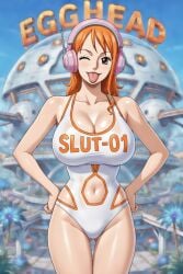 nami (one piece) from one piece by siluleus