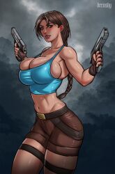 lara croft from tomb raider by derushy