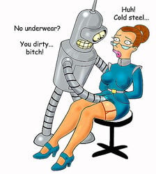 bender_bending_rodriguez breasts female futurama morgan_proctor robot tagme