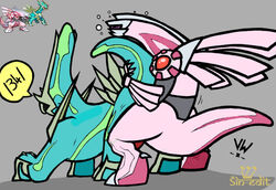 dialga nintendo palkia pokemon pokemon_(species) shin-edit