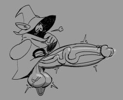 balls big_penis gay huge_cock hyper hyper_penis large_penis male male_focus male_only orko penis warpycloak_(artist)