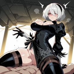 2b (nier:automata) from nier (series) by lunaart