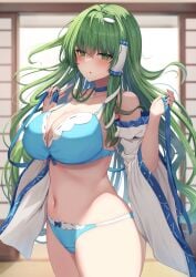 kochiya sanae from touhou by liya