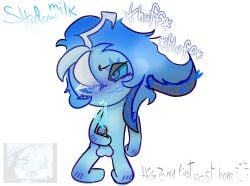 beast beating_meat beating_off blue_body blue_eyes blue_fur blue_hair cookie cookie_run cookie_run_kingdom cookies cum cum_on_body femboy gay gay_male homosexual homosexual_male jerking jerkingoff male/male male_only male_penetrating naked_male penis penis_out shadow_milk_cookie small_body smaller_male submissive_male twink