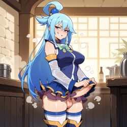 aqua (konosuba) from kono subarashii sekai ni shukufuku wo! by lunaart