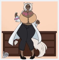 before_and_after big_breasts breast_expansion breast_growth breasts breasts_bigger_than_head breasts_bigger_than_torso bursting_breasts cleavage expansion female female_only furry gigantic_ass gigantic_breasts gigantic_butt gigantic_thighs growth growth_drive height_growth huge_breasts hyper hyper_breasts hyper_genitalia inconvenient_breasts lunarspy tagme thick_thighs wardrobe_malfunction wide_hips