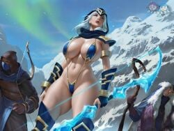 1girls 2boys ai ai_assisted ai_edit ashe_(league_of_legends) ass big_ass big_breasts bikini breasts child_bearing_hips curvy dizelxl edit edited female goonable large_breasts league_of_legends legends_of_runeterra mature mature_body mature_figure milf mommy official_art perfect_ass perfect_body perfection practically_nude rare riot_games shiny_skin sling_bikini thick thick_ass thick_thighs thighs voluptuous voluptuous_female