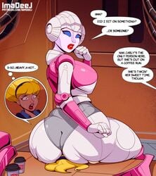 arcee ass ass_dough autobot big_ass big_breasts big_butt blonde_hair blue_eyes bottom_heavy breasts bubble_ass bubble_butt carly_witwicky deep_skin facesitting fat_ass fat_butt female_robot females females_only gynoid hasbro huge_ass huge_butt human imadeej large_ass large_breasts large_butt long_hair looking_back robot robot_girl robot_humanoid thick_ass thick_thighs transformers transformers_g1 unaware_buttcrush unaware_facesitting wide_hips