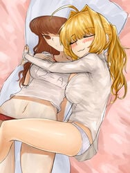 absurd_res bodypillow busty curvy dakimakura fate/extra fate/grand_order fate_(series) hakuno_kishinami highres nero_claudius_(fate) steamingtofu