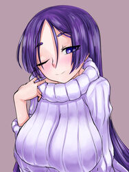 1girls absurd_res busty curvy fate/grand_order fate_(series) female highres milf minamoto_no_raikou_(fate/grand_order) steamingtofu sweater