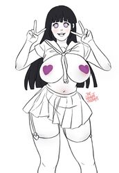 hyuuga hinata from naruto by petulantprodigy