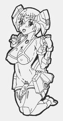 1futa character_request dripping_cum futa_only futanari greatanteka monochrome pubic_hair robot robot_girl sketch stockings tagme tagme_(character) veiny_penis white_background