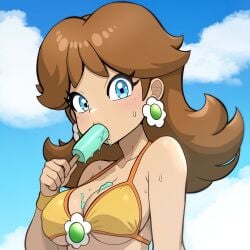 princess daisy from mario (series) by muis0802