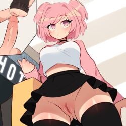 natsuki (doki doki literature club) from doki doki literature club by sataenart