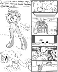 absurd_res after_sex amy_rose anthro duo ejaculation english_text female forced forced_ejaculation fucked_silly hb_lint hi_res humor male male/female minecraft_reference monochrome movie_theater sega sonic_(series) sonic_the_hedgehog sonic_the_hedgehog_(series) text