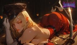 kiss-shot acerola-orion heart-under-blade from bakemonogatari by deurahh