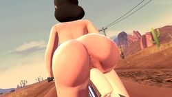 1girls 3d animated anus ass bicycle bike black_hair dildo dildo_bike female female_only miss_pauling mp4 no_sound nude pussy riversizd sex_toy solo source_filmmaker team_fortress_2 vaginal vaginal_object_insertion vaginal_penetration valve video