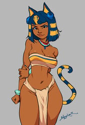 1girls 2021 animal_crossing ankha ankha_(animal_crossing) ankha_(cosplay) bandeau big_breasts black_eyes black_hair blanclauz blue_eyeliner blue_hair blue_nails bob_cut breasts brown_eyes brown_hair brown_skin brunette cat_ears cat_tail catgirl chel cleavage colombian cute dark-skinned_female dark_skin dreamworks earrings eyelashes eyeliner eyeshadow female female_only fringe fusion humanized large_breasts latina lips lipstick long_hair medium_hair nail_polish native_american nintendo petite seductive_eyes seductive_look short_hair the_road_to_el_dorado thick_thighs thighs thunder_thighs tubetop very_long_hair wide_hips wristwear