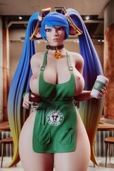 3d big_breasts iced_latte_with_breast_milk league_of_legends meme pedazon_(artist) sona_buvelle tagme